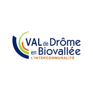 Logo de la communauté de communes val de Drôme.