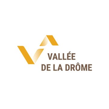 Logo des offices de tourisme de la vallée de la Drôme.